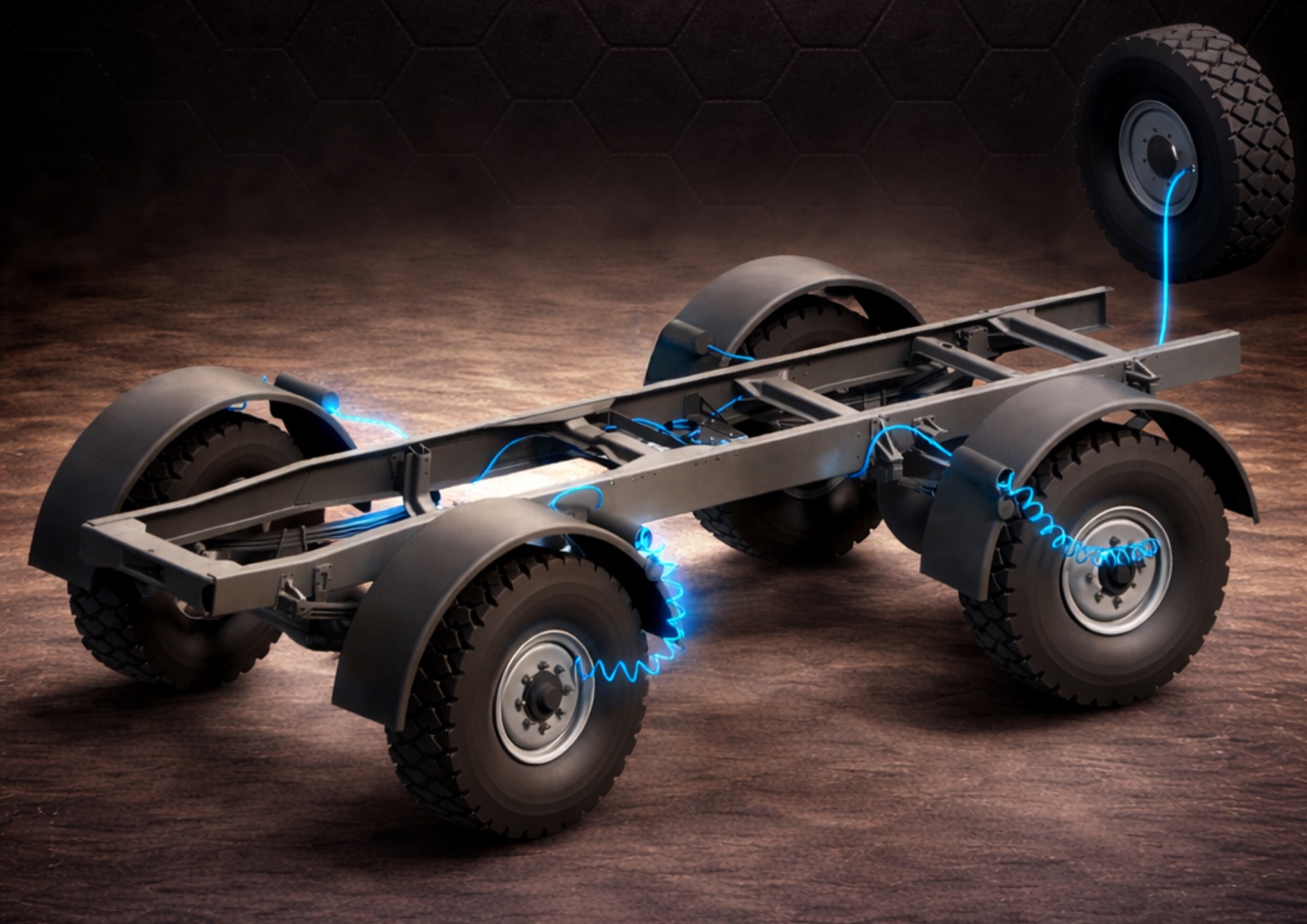 AirX Discovery Fahrgestell mit Druckregelung